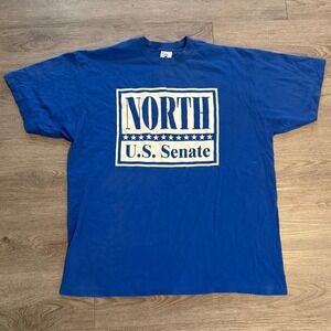 Vintage 1994 Oliver North US Senate Campaign Shirt - Mens XL Single Stitch